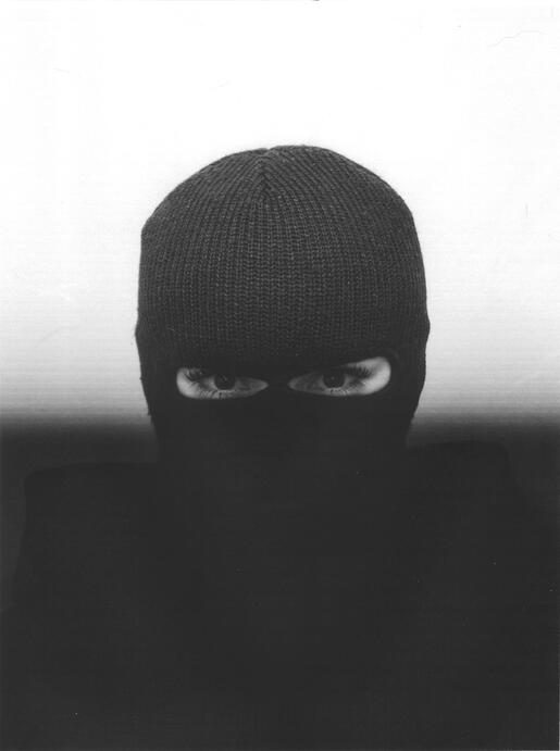 mugshot by chrome a scanned image of LJ Moon by Kody Bliek